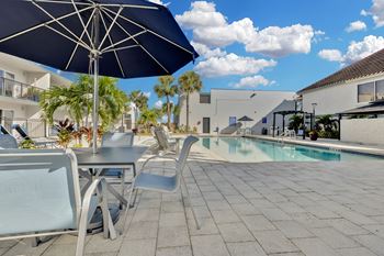 Poolside area
